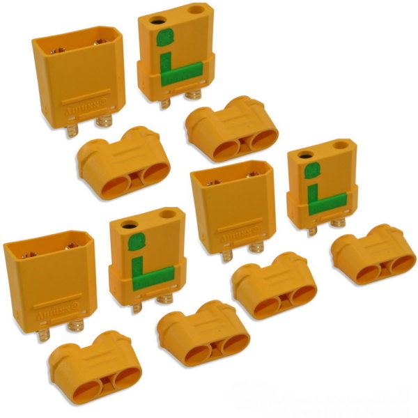 Hochstrom XT90 Anti Blitz Stecker Buchse Anti Spark 1,2,3, Paar