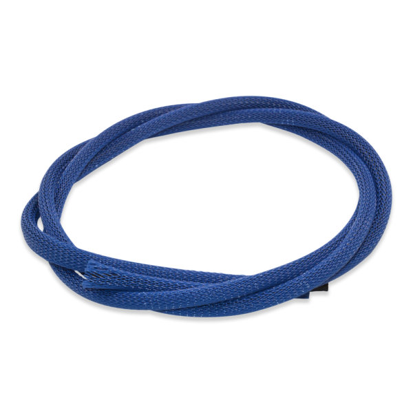 Gewebeschlauch Blau 6,4mm 100cm