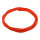 Gewebeschlauch Rot 6,4mm 100cm