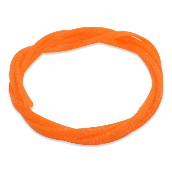 Gewebeschlauch Orange 6,4mm 100cm
