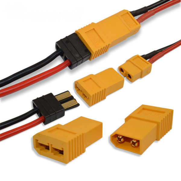 Compact XT60 Stecker - Traxxas Buchse Adapterkabel Adapter Lipo Akku