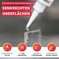 Everglue Sekundenkleber Gel extra starker Halt 20g