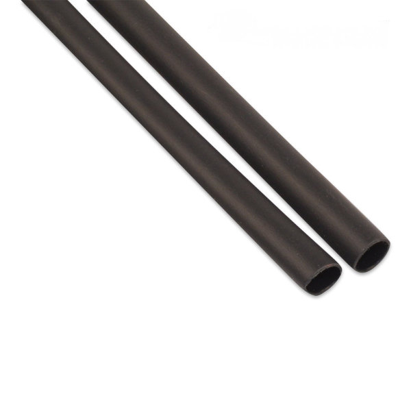 1Meter Schrumpfschlauch 6,4mm mit Innenkleber Schwarz