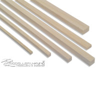Balsaleisten 6mm x 6mm / 10 Stück