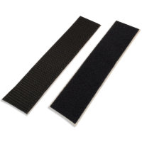 Jamara 335007 Klettband 25mm x 12cm Schwarz Haken und...