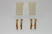 2 Stück AMP Buchse mit Goldkontakt