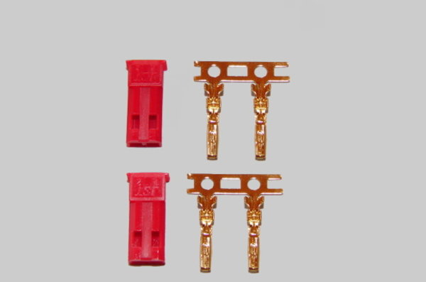 2 Stück BEC JST Buchse mit Goldkontakt