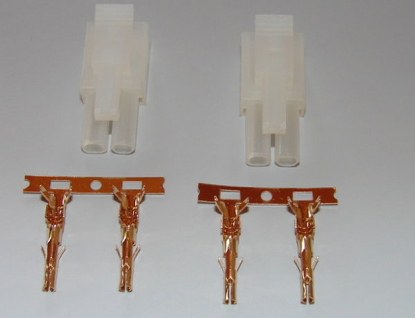 2 Stück Tamiya Buchse mit Goldkontakt