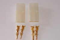 2 Stück Tamiya Stecker mit Goldkontakt