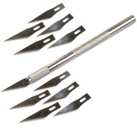 Profi Skalpell Präzisionsmesser & 10 Klingen...