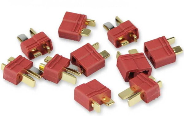 5 Paar Dean T- Stecker u. Buchse Hochstromstecker