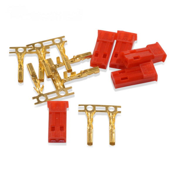 5x JST - BEC Crimp Set  Buchse