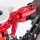 Alu CNC Blatthalter, E-flite Blade 130X Tuning Rot