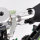 Alu CNC Blatthalter, E-flite Blade 130X Tuning Silber