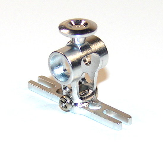 Alu CNC Rotorkopf E-flite Blade mCPX Silber
