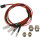 LED Beleuchtung Beleuchtungsset 2x weiss 2x rot 4,8V - 6,0V RC Car 1:10