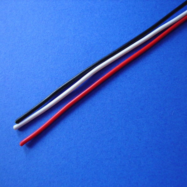 (0,60€/m) 2 Meter Balancerkabel-Litze 0,25qmm Weiß