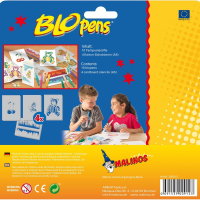 Malinos BloPens Cool 10 Stück Airbrush Pustestifte...
