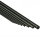 GfK Rundstab Glasfaser Rund Stab Länge 1000mm Schwarz