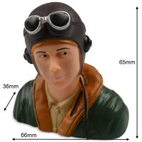 WW2 WWII Pilot Pilotenpuppe 1:6 RC Flugzeug Army B67 xT40...