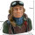 WW2 WWII Pilot Pilotenpuppe 1:6 RC Flugzeug Army B74 xT42 x H74mm