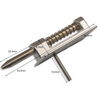 1x CNC Alu Metall Haubenverschluss Haubenverriegelung...