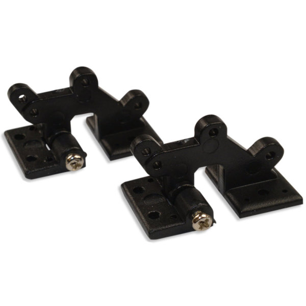 Landeklappenscharnier Klappenscharnier 30 x16mm  2 Stück schwarz