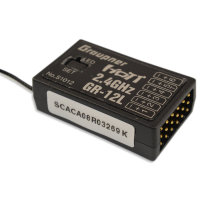 GRAUPNER EMPFÄNGER GR-12L 2,4GHZ 6K HOTT...