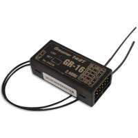 GRAUPNER EMPFÄNGER GR-16 2,4GHZ 8K HOTT...
