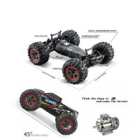RC Car Monstertruck 4WD 1:10 RTR 2,4 GHz S9125 50 km/h mit 2 Motoren 18173