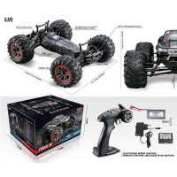 RC Car Monstertruck 4WD 1:10 RTR 2,4 GHz S9125 50 km/h mit 2 Motoren 18173