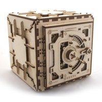 UGEARS Safe Tresor Geheimfach 3D Holz Bausatz Puzzle...