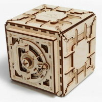 UGEARS Safe Tresor Geheimfach 3D Holz Bausatz Puzzle Modellbausatz 70011