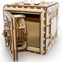 UGEARS Safe Tresor Geheimfach 3D Holz Bausatz Puzzle Modellbausatz 70011
