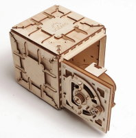 UGEARS Safe Tresor Geheimfach 3D Holz Bausatz Puzzle Modellbausatz 70011