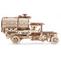 UGEARS LKW Tankwagen Getränk Geheimfach 3D Holz Bausatz Modellbausatz 70021