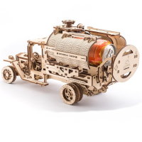 UGEARS LKW Tankwagen Getränk Geheimfach 3D Holz Bausatz Modellbausatz 70021