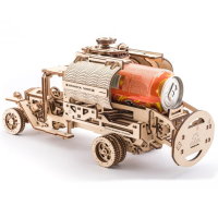 UGEARS LKW Tankwagen Getränk Geheimfach 3D Holz Bausatz Modellbausatz 70021