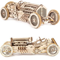 UGEARS U-9 Grand Prix Rennwagen 3D Holz Bausatz Puzzle...