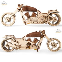 UGEARS Motorrad VM-02 Harley Style 3D Holz Bausatz Puzzle Modellbausatz 70051