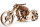 UGEARS Motorrad VM-02 Harley Style 3D Holz Bausatz Puzzle Modellbausatz 70051