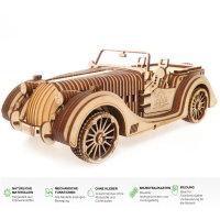 UGEARS VM-01 Roadster Sportcabrio 3D Holz Bausatz Puzzle...