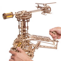 UGEARS Aviator Flieger Flugsimulator 3D Holz Bausatz...