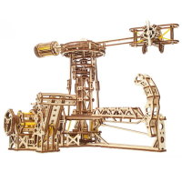 UGEARS Aviator Flieger Flugsimulator 3D Holz Bausatz Puzzle Modellbausatz 70053