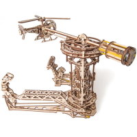UGEARS Aviator Flieger Flugsimulator 3D Holz Bausatz Puzzle Modellbausatz 70053