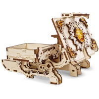 UGEARS Bernstein Schatulle Schmuckkästchen Modellbau 3D Holz Puzzle Bausatz