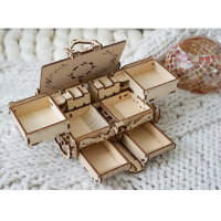 UGEARS Antik Box Schatulle Schmuckkästchen Modellbau 3D Holz Puzzle Bausatz