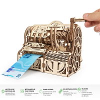 UGEARS Registrierkasse Spielgeld Automat Geldspiel...
