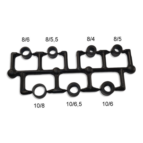 Super Nylon Propeller Luftschraube Adapter Reduzierhülsen 8mm + 10mm