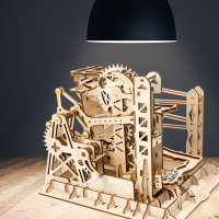 Robotime LG503 3D Holzpuzzle Kugelbahn Bausatz 260 Teile
